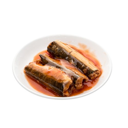 Canned sardine in tomato sauce with spicy, Canned sardine in hot tomato sauce